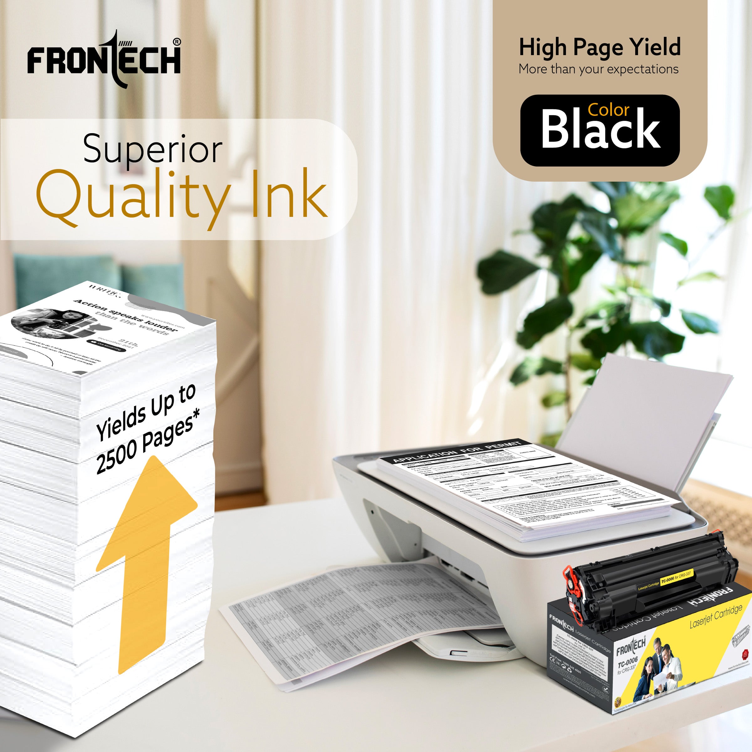 Frontech CRG-337 Toner Cartridge | Compatible with Canon MF232w-LBP223d Series (TC-0006) Frontech CRG-337 Toner Cartridge | Compatible with Canon MF232w-LBP223d Series (TC-0006)